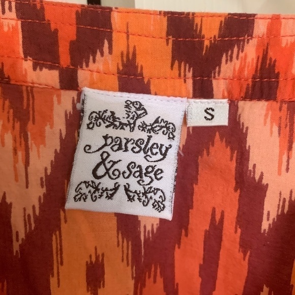 Parsley and sage BoHo top. Size S - Picture 3 of 3